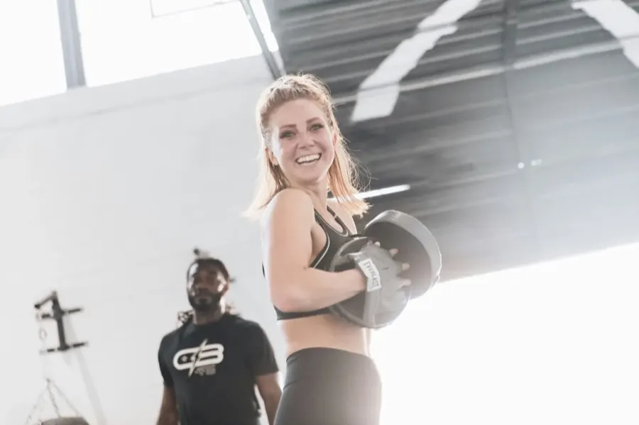 Werbung fürs Fitnessstudio